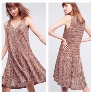 Maeve Anthro Westwater Zigzag Chevron Knit Dress